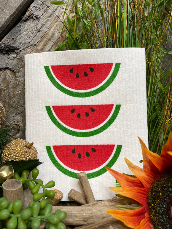 Giftware - Swedish Dish Cloth in Watermelon Print
