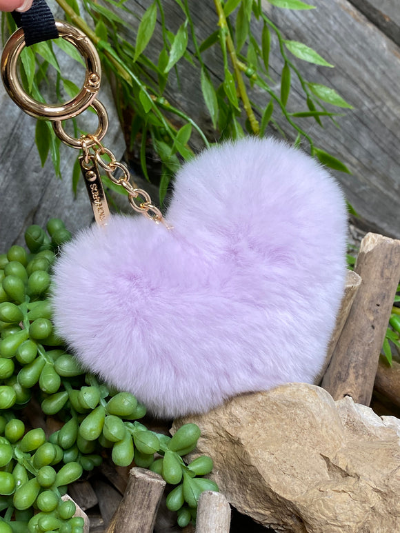 Giftware - Linda Richards New York Key Chain - Lilac Heart