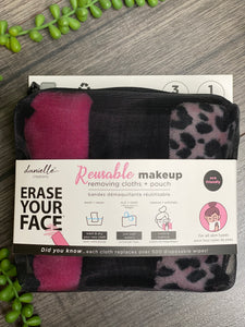 Self Care - Danielle Creations "Erase Your Face" Clothes & Pouch