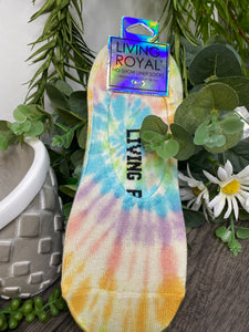 Giftware - No Show Liner Socks Rainbow Tie-Dye