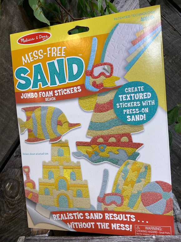 Toys - Melissa & Doug Mess Free Sand Foam Stickers