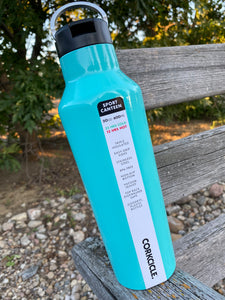 Giftware - 20 oz Corkcicle Sport Canteen in Turquoise