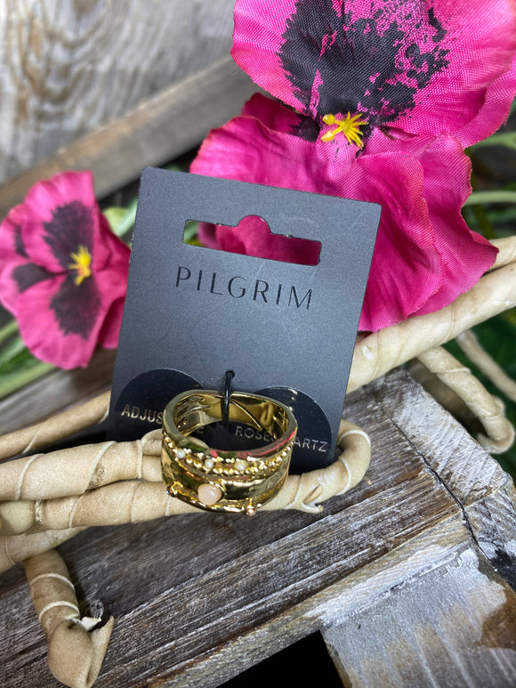 Jewelry - Pilgrim - Four Band Gold Ring