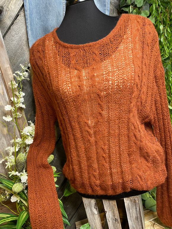 Free People - Knit Sweater in Rich Earth Combo