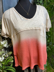Blowout Sale - Free People Shirt in Coral