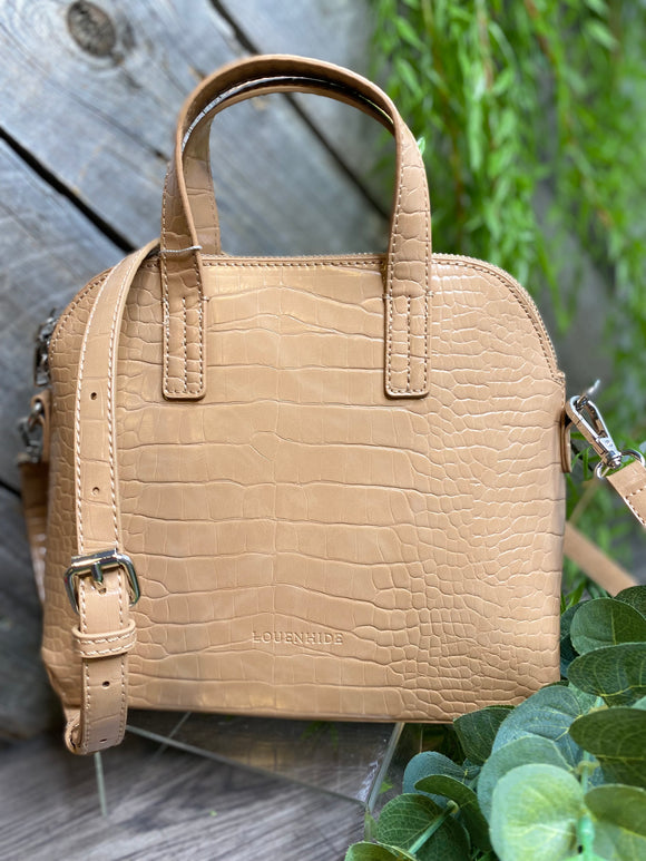 Louenhide - Baby Candice Purse in Sand Croc
