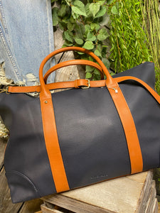 Louenhide - Alexis Travel Bag in Tan Accent Navy