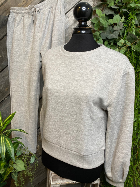 Blowout Sale - Gentle Fawn Hudson Sweater in Grey