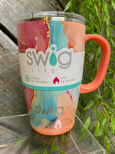 Giftware - Swig Life 18 Oz. Travel Mug in Dreamsicle