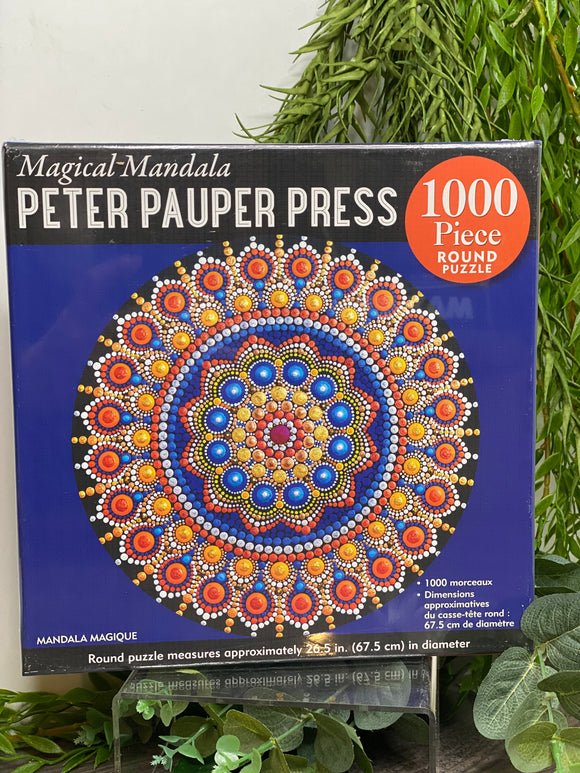 Toys - Magical Mandala Peter Pauper Press 1000 Piece Puzzle