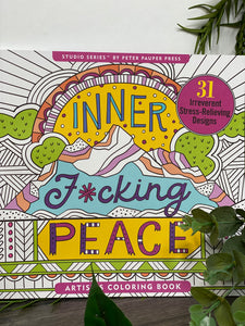 Giftware - Peter Pauper Press "Inner F@cking Peace" Coloring Book