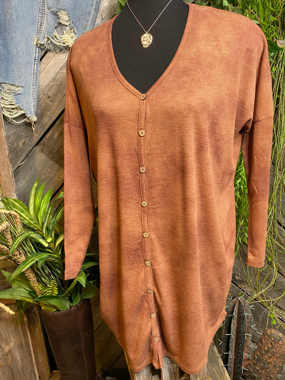 Z Supply - Shirt Dress in Rust