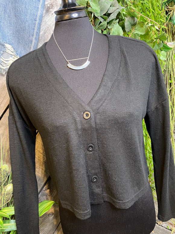 Z Supply - Crop Sweater in Black