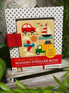Baby Boutique - Wooden "Things That Go" Stroller Book