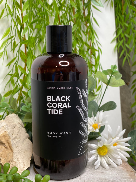 Just for Him - Black Coral Tide Body Wash in Marine/Amber/Musk