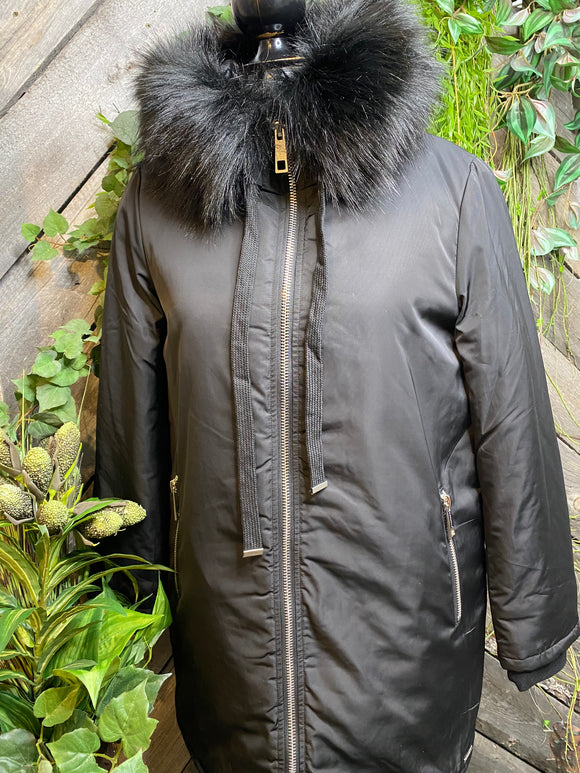 Blowout Sale - Coats/Jackets Rino & Pelle - Padded Coat in Black