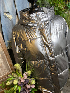 Blowout Sale - Coats/Jackets Rino & Pelle - Puffer Jacket in Aluminum
