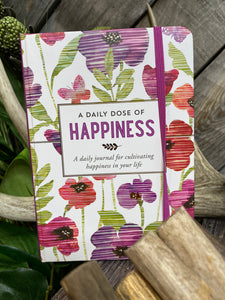 Giftware - Daily Journal "Happiness" in Floral