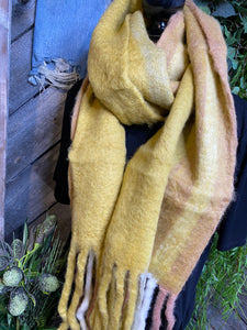 Blowout Sale - Winter Accessories Indaba Shades of Mustard Scarf
