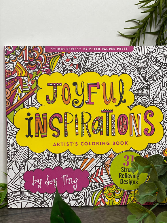 Giftware - Peter Pauper Press Joyful Inspirations Coloring Book