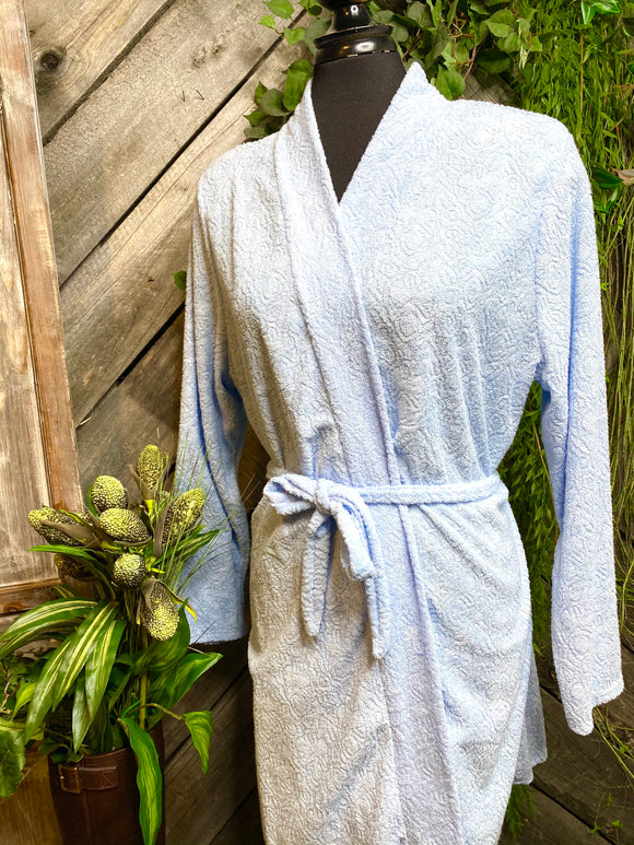 Self Care - Housecoat in Pale Blue
